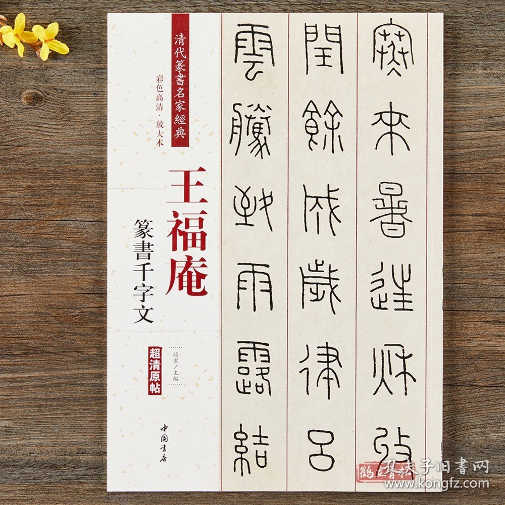 王福庵篆书千字文 清代篆书名家经典彩色高清放大本超清原帖 毛笔书法篆书字帖古帖临摹附繁体旁注 赵宏编中国书店