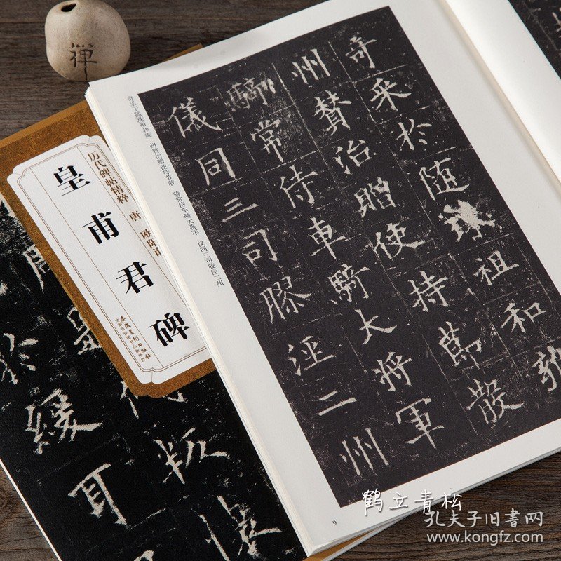 唐欧阳询皇甫君碑 皇甫诞碑历代碑帖精粹 薛元明主编 楷书毛笔书法字帖 安徽美术