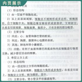 正版 组织学与胚胎学协和听课笔记系列主编 李晗歌 吴春虎考点重点突出紧贴临床图表形式加强记忆 中国协和医科大学出版社