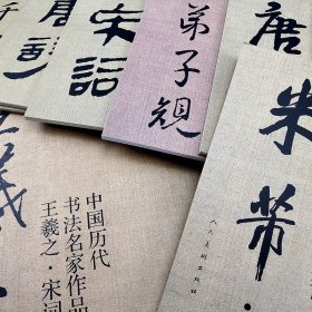 全12册 中国历代书法名家作品集字 米芾王羲之孙过庭赵孟頫王铎颜真卿唐诗宋词千字文简书赵孟俯楷书行书草书字帖临摹全集高清放大