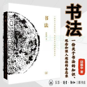 现货正版 书法：一份关于书法的知识、观念和深入途径的备忘录 邱振中 著生活读书新知三联书店中国艺术文化书法论述知识书籍