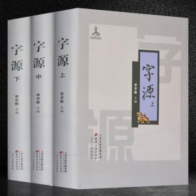 字源 精装16开本全套3卷 天津古籍 古汉语字典词典 汉字字源 现代汉语辞海/词源辞海工具书 汉语常用字典图书 正版书籍