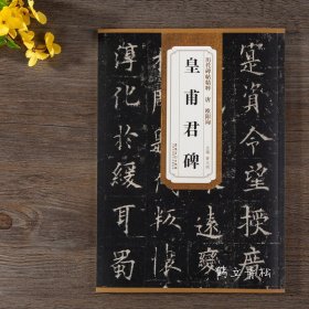 唐欧阳询皇甫君碑 皇甫诞碑历代碑帖精粹 薛元明主编 楷书毛笔书法字帖 安徽美术