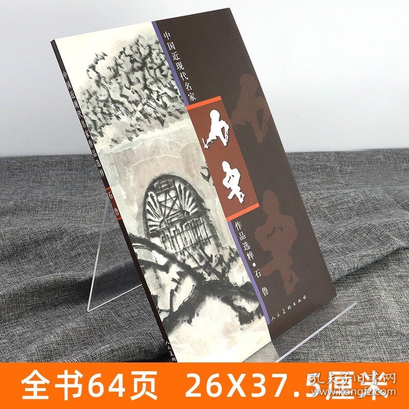 正版8开 石鲁画集 中国近现代名家作品选粹 叙事艺术人物风景画技法临摹范本写生写实写意中国水墨绘画教材中国现代写意画作品集