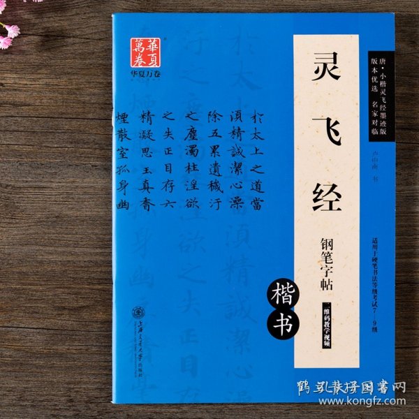 灵飞经钢笔字帖卢中南古帖 笔法及其特点教程 硬笔小楷楷书入门书法字帖 正楷书法书华夏万卷书籍 正版