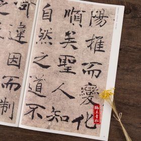 褚遂良大字阴符经彩色放大本中国碑帖繁体旁注楷书笔字帖碑帖 褚遂良大字阴符经含上篇 中篇 下篇