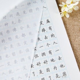 墨点字帖经典文化系列心灵小语楷书楷体字帖学生成人公务员速成练习钢硬笔书法临摹纸荆霄鹏字帖纸