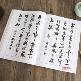 草书入门字谱 草书基础知识精讲 毛笔书法入门字帖书法基础知识讲解 笔法写法边旁部首解析 集字古诗碑帖临摹初学者自学课程教材书