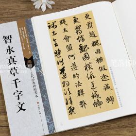 智永真草千字文 古代经典碑帖善本 毛笔软笔草书碑帖练字帖附通篇释读原寸局部原碑整拓 刘逊芝 江苏凤凰美术出版社