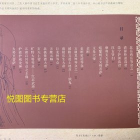 毗卢寺壁画线描稿精选 美术学院教学临摹经典范本 魏兵然编著 寺庙人物工笔画线描白描底稿作品集 河北美术出版