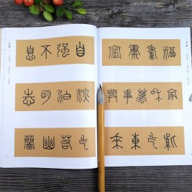 好词好句 名家篆书集字 李阳冰赵孟頫邓石如篆书集字唐诗宋词春联横批 毛笔书法字帖附简体旁注 篆书诗词大全集字作品集正版图书籍