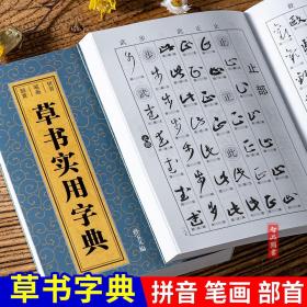 草书实用字典 拼音笔画部首 孙宝文编简体旁注草书书法字典毛笔软笔书法工具书 上海辞书出版社智品正版9787532630103