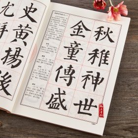 楷书入门大字帖颜体颜真卿勤礼碑中国书法初学入门教程武道湘编著学生成人毛笔字帖培训教材 长江出版传媒崇文书局