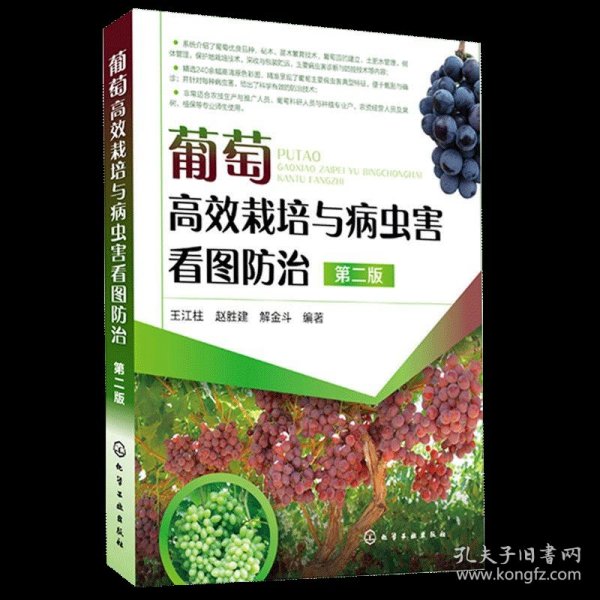 葡萄高效栽培与病虫害看图防治第二版诊断果树嫁接技术图解书农业书籍果树修剪书籍种植书籍大全葡萄种植书籍