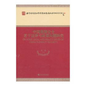 教育部哲学社会科学研究重大课题攻关项目：中国能源安全若干法律与政策问题研究