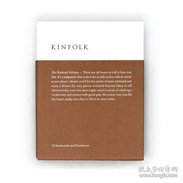 Kinfolk Notecards - The Weekend Edition