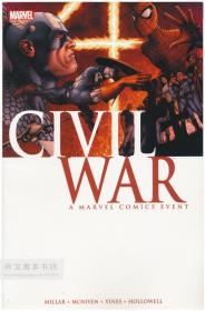 Civil War: A Marvel Comics Event 英文原版-《内战：漫威漫画事件》【漫威漫画】