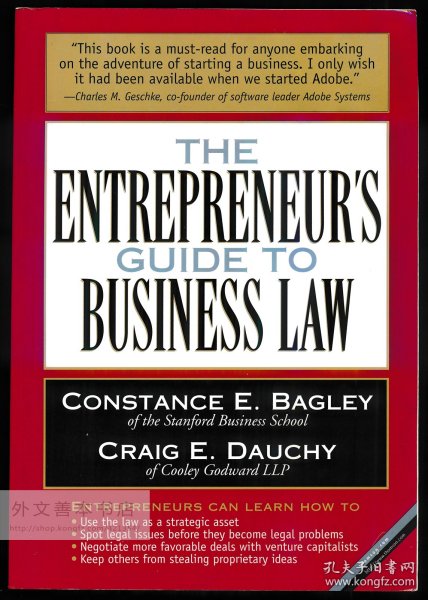 The Entrepreneur’s Guide to Business Law 英文原版-《企业家商法指南》