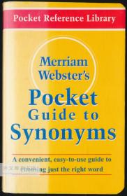 Merriam-Webster's Pocket Guide to Synonyms 英文原版-《韦氏袖珍同义词指南词典》