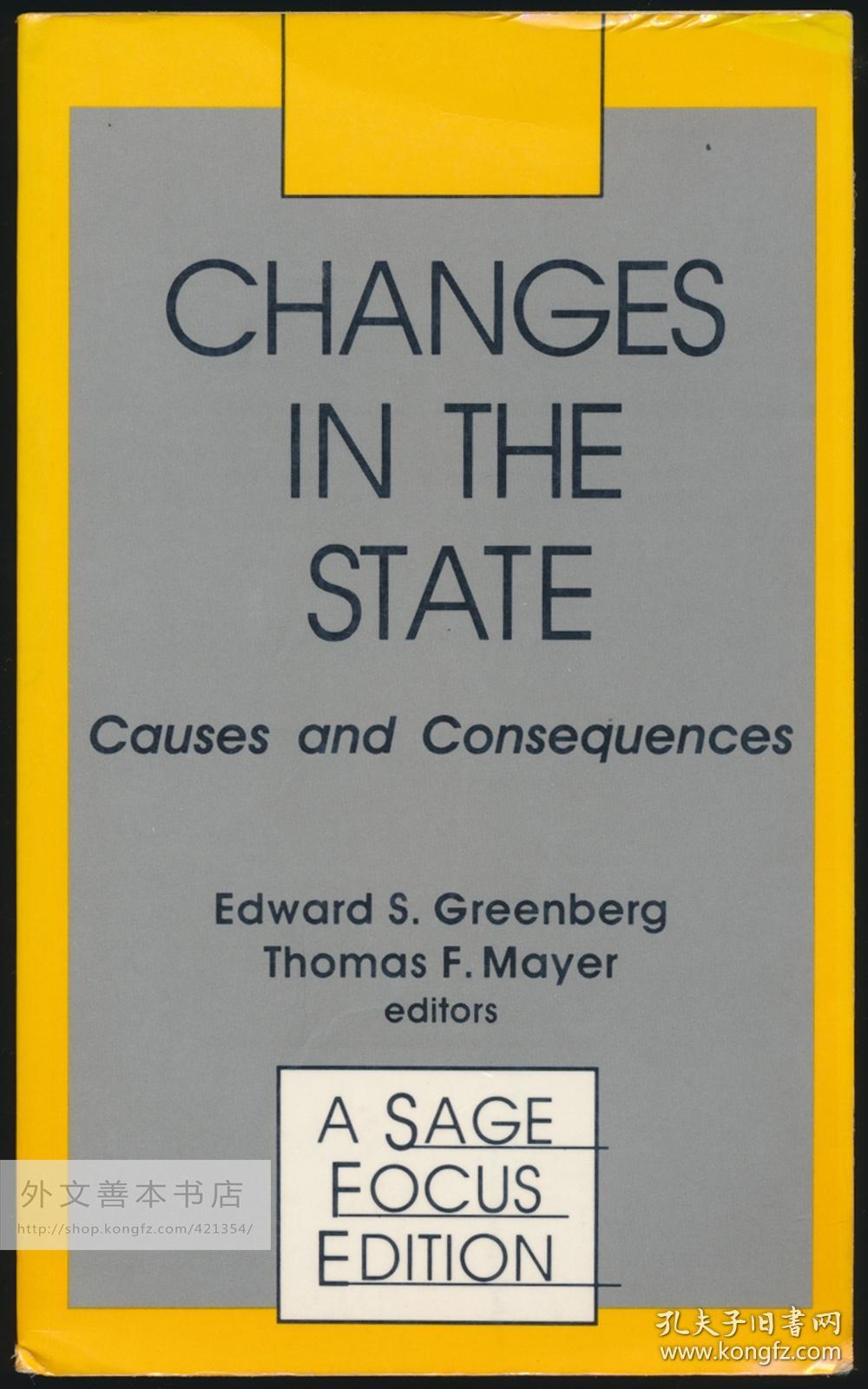 Changes in the State: Causes and Consequences 英文原版-《国家的变化：原因和结果》