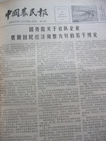 绝版八开原版报合订本：中国农民报(1981年5月)馆藏品佳。江西陈伯程画作、云南秦建勋画作、江西魏仲庚木刻、陕西林积令画作、江苏蒋义海画作、北京刘海明画作、黑龙江习凤山画作、江西肖鸣柳画环画《王娘教子》、李英勇陈继荣编绘的连环画《春夜》、管斌小说《俺媳妇》、四川张此吾画作、江西严兴智画作、湖南刘玮武组画《鲜蛋旺季》、山东杜平甫画作、宋庆龄逝世、宋庆龄治丧委员会公告等内容