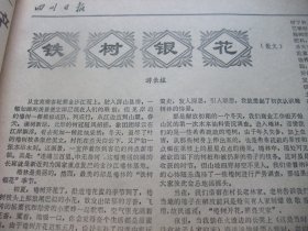 含五届全国人大专辑原版合订本：四川日报(1978年2月)记仪陇县老红军王正场、游长植散文、徐国志诗、吕万成散文、黄润华国画、省委省革委召开揭批我省的帮派头子邓兴国黄廉周家喻大会、全省广大干部群众拥护依法逮捕帮派头子邓兴国黄廉周家喻、赖正和小说、李行简国画、老中医陈达夫、党的十一届二中全会公报、五届全国政协第一次会议开幕、五届全国人大第一次会议开幕、五届全国人大代表名单、李忠华宣传画、范昌炯宣传画等