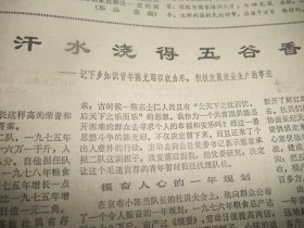 原版合订本：四川日报(1979年6月)老红军吕清云的回忆、高其友儿童文学·小说《浓阴深处》、白德松国画、对越自卫反击战英模报告团抵蓉及报告团员简介、田一华木刻画、刁沐华逝世、杨允中篆刻、简崇民宣传画、武海成木刻画、记下乡知青陈光昭、郑贤红木刻画、省统计局副局长吕士选逝世、我省运动员祝长富破双向飞碟全国纪录、黄仲新国画、胥勋和诗、杨远宏诗、胡其云《花镇》、克勤克俭的老红军苟德明、国画家苏葆祯(图)等