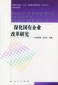 深化国有企业改革研究