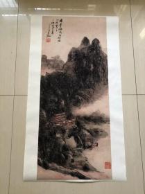 黄宾虹山水画（二）宣纸艺术微喷 宣纸印制高清