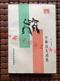 少林功夫词典 ，少林武术书籍，武功类书籍【正版旧书】现货