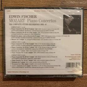 现货 APR 埃德温 费舍尔 Edwin Fischer 莫扎特钢琴协奏曲 3cd