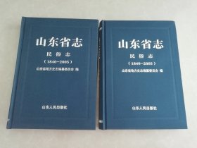 山东省志民俗志1840-2005（上下卷全） 已开封