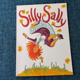 Silly Sally Board Book倒着走的女孩 英文原版   详情见图