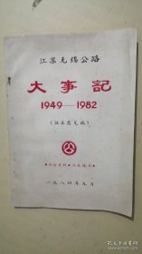 江苏无锡公路大事记1949----1982【征求意见稿】