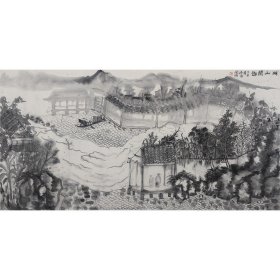 陶将《湖山闲趣》