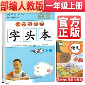 2021新版司马彦字帖小学生写字字头本一年级上册部编人教版小学1年级上册统编语文同步字帖笔画笔顺汉字描红本练习生字作业本