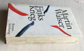 Martin Walser Finks Krieg（精装）【馆藏书 见描述】