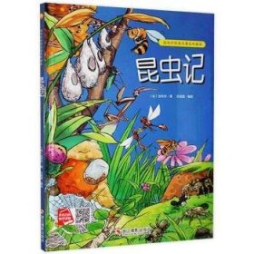 世界名著系列 昆虫记 幼儿园大班精装睡前故事书 法布尔昆虫历险记 3-6-8岁小学生一年级读物漫画书籍