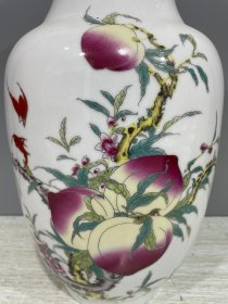民国时期九寿桃老厂瓷花瓶