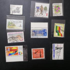 外国邮票 10枚