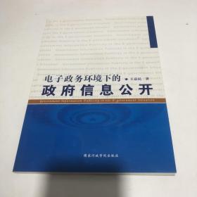 电子政务环境下的政府信息公开