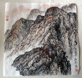 魏莉甲辰山水画小品之一