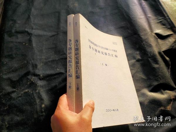 全国水利发展第10个5年计划和2010年规划各专题研究报告汇编上下册