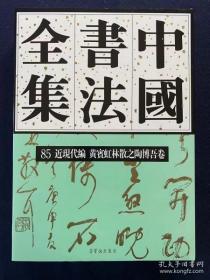 中国书法全集85   近现代编 黄宾虹林散之陶博吾