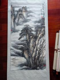 陈南国国画， 68cm*136cm
