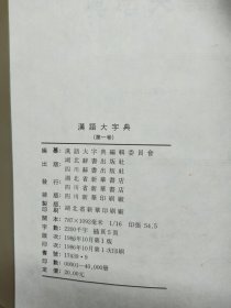 汉语大字典 一