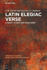 原版Latin Elegiac Verse: A Theory of Very Free Word Order，英文