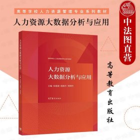 正版全新人力资源大数据分析与应用  人力资源大数据分析与应用 朱建斌 高等教育出版社 高校人力资源管理工商管理专业大学本科考研教材 企业管理数据分析