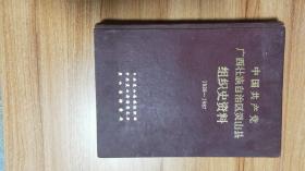 中国共产党广西壮族自治区（钦州市）灵山县组织史资料（1939-1987）（硬精装，1994.9一版一印，526页，仅印1500册）