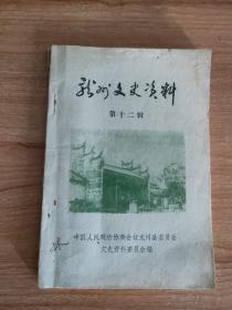 （广西崇左市）龙州文史资料第十二辑（1993.6出版145页仅印500册，包括《我的父亲与“万益祥”》《民国初年龙州商业纪略》《日机狂炸龙州亲历》《解放前夕教师生活待遇忆述》《龙州人民对抗美援朝战争的贡献》《龙州县中越边境会谈会晤记实》《苏元春与龙州文人赵荣正》《解放前的省立龙州医院》《新风剧团在龙州》《抗敌演剧宣传四队在龙州》《“草寇英雄”何兴昌二三事》《第一个从台湾驾机归来的江富考》等33篇）